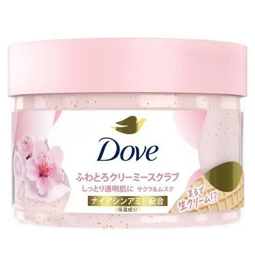 Dove - Sakura - Body Scrub - Milk Creamy Body Scrub, Exfoliating & Moisturizing - 298 g Body Scrub Units