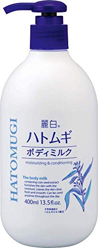 [Htmg-MoisLotion-400ml] Hatomugi- Moisturizing & Body Milk Lotion- 400ml Treatment Lotion Units