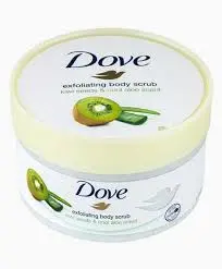 [DV-BScrub-Kiwi-298g] Dove - Kiwi -Milk Creamy Body Scrub, Exfoliating & Moisturizing - 298g Body Scrub Units